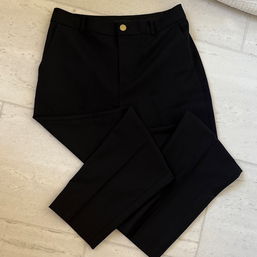Club Monaco Black Straight Leg Pants